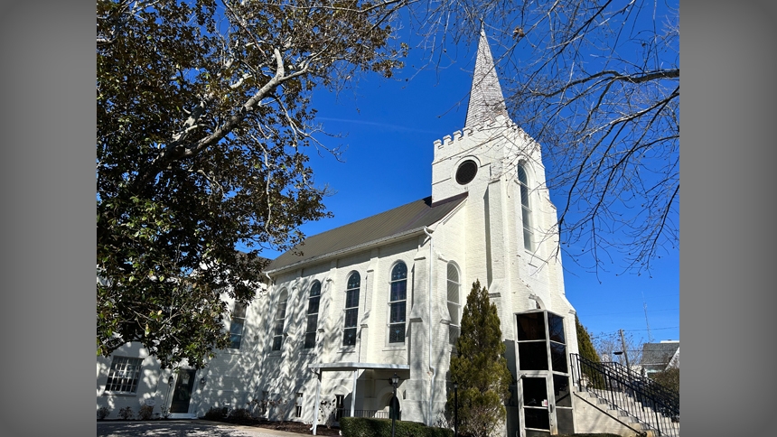 Historic doors of St. Ann Church restored