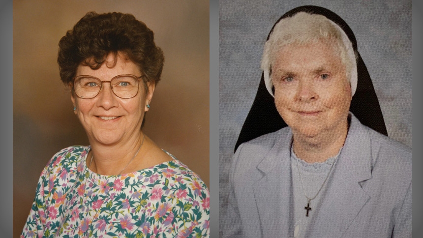 In Memoriam: Sister Dolly Glick (left) and Sister Mary Robert Williams