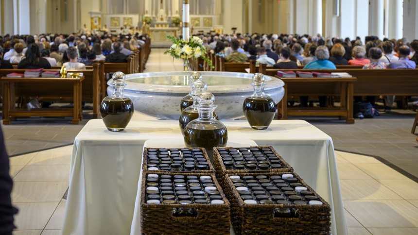 ‘A beautiful occasion’ Diocese celebrates Chrism Mass and incardination of Father Pius