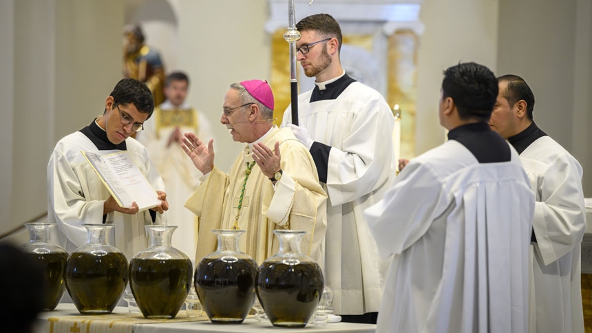‘A beautiful occasion’ Diocese celebrates Chrism Mass and incardination of Father Pius