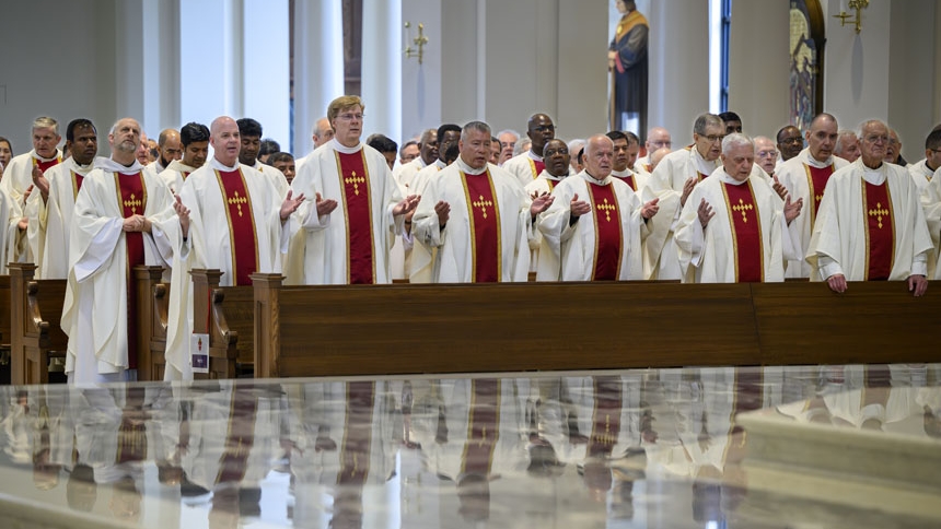‘A beautiful occasion’ Diocese celebrates Chrism Mass and incardination of Father Pius