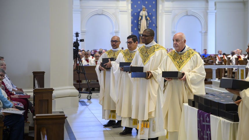 ‘A beautiful occasion’ Diocese celebrates Chrism Mass and incardination of Father Pius
