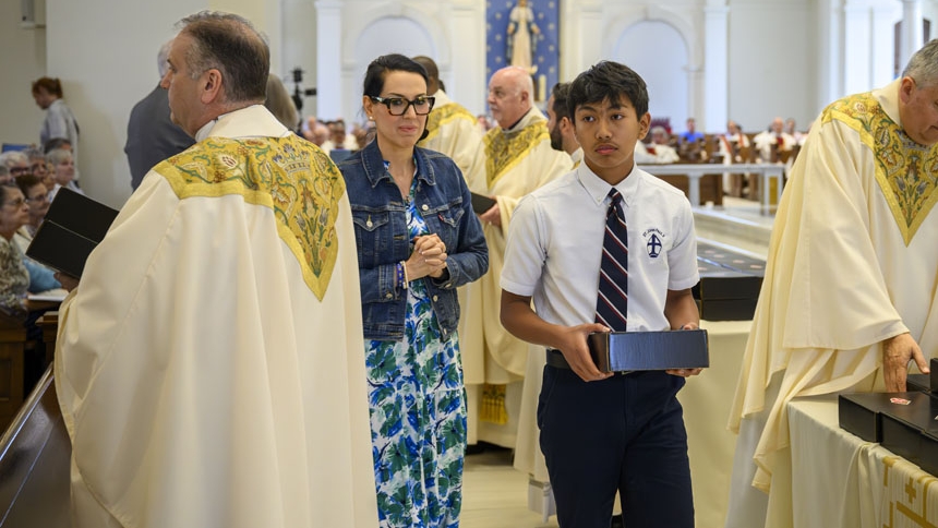 ‘A beautiful occasion’ Diocese celebrates Chrism Mass and incardination of Father Pius
