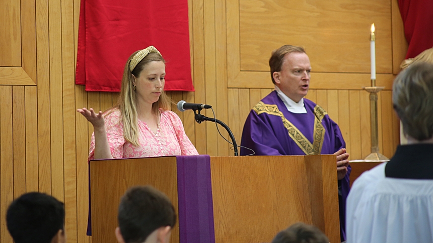 Lewis Award and OLL School honor Christine Brennan