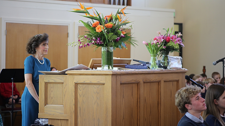 Lewis Award and OLL School honor Christine Brennan