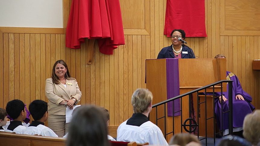 Lewis Award and OLL School honor Christine Brennan