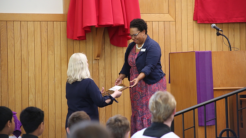 Lewis Award and OLL School honor Christine Brennan