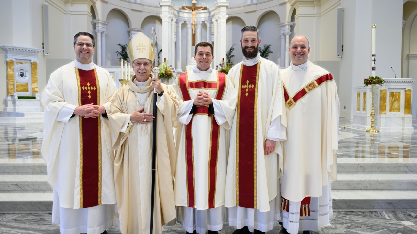 Drew Navarro is ordained to transitional diaconate