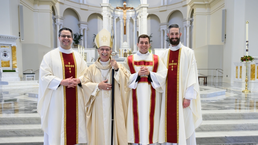 Drew Navarro is ordained to transitional diaconate