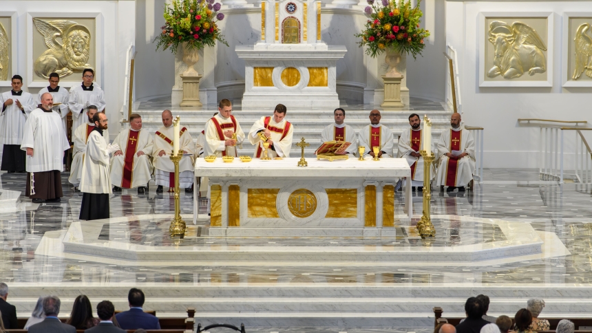Drew Navarro is ordained to transitional diaconate