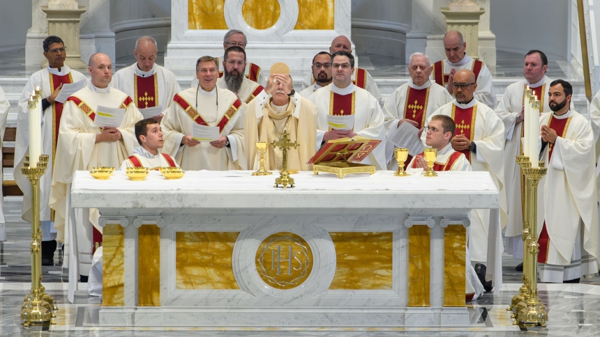 Drew Navarro is ordained to transitional diaconate