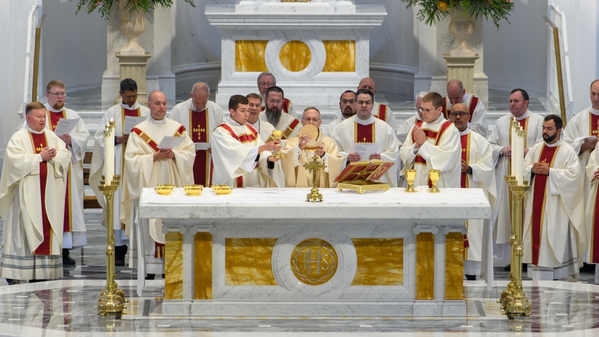 Drew Navarro is ordained to transitional diaconate