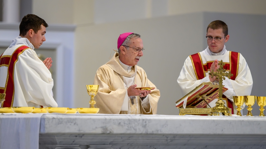 Drew Navarro is ordained to transitional diaconate