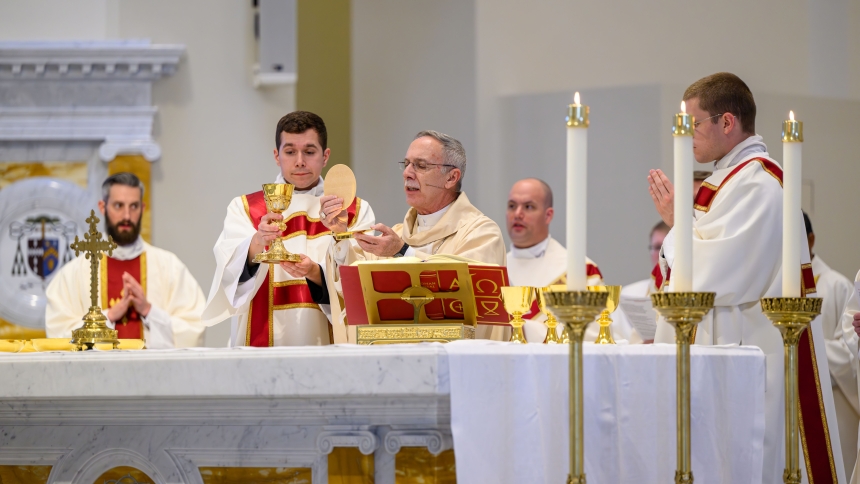 Drew Navarro is ordained to transitional diaconate