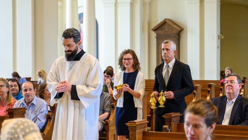 Drew Navarro is ordained to transitional diaconate
