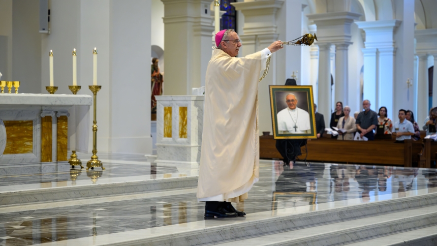 Drew Navarro is ordained to transitional diaconate