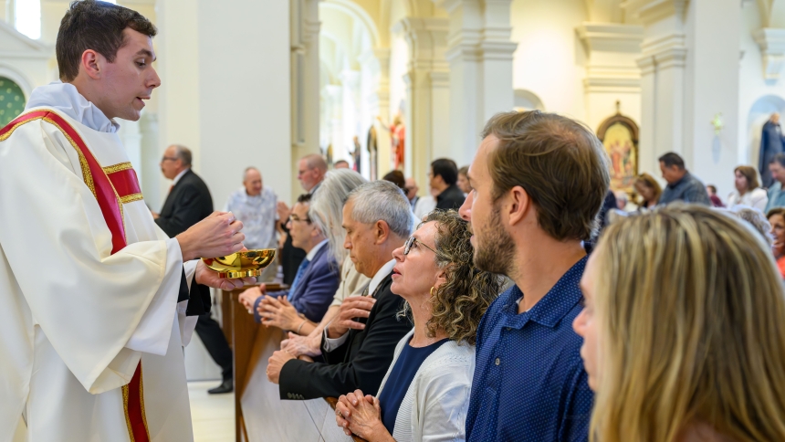 Drew Navarro is ordained to transitional diaconate