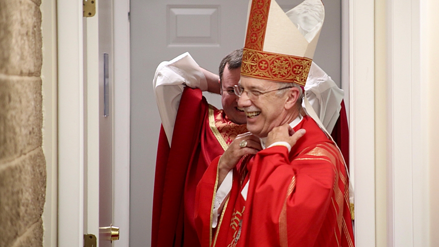 Bishop emphasizes personal connection in sacrament of confirmation
