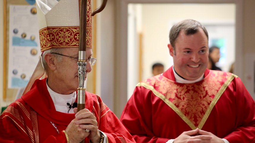 Bishop emphasizes personal connection in sacrament of confirmation