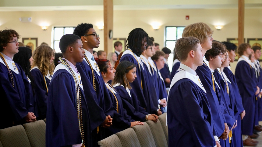 JPII High School community celebrates baccalaureate