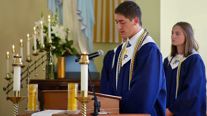 JPII High School community celebrates baccalaureate