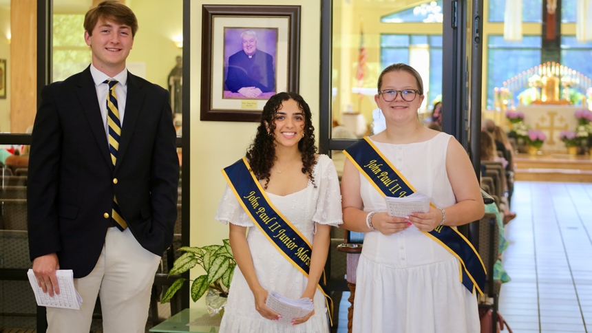 JPII High School community celebrates baccalaureate