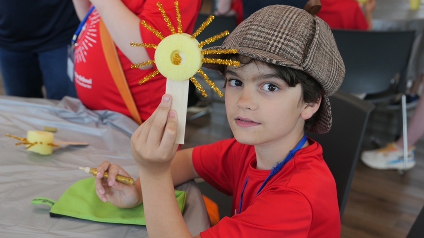 Children investigate the Eucharist at Mother Teresa Parish Detective School