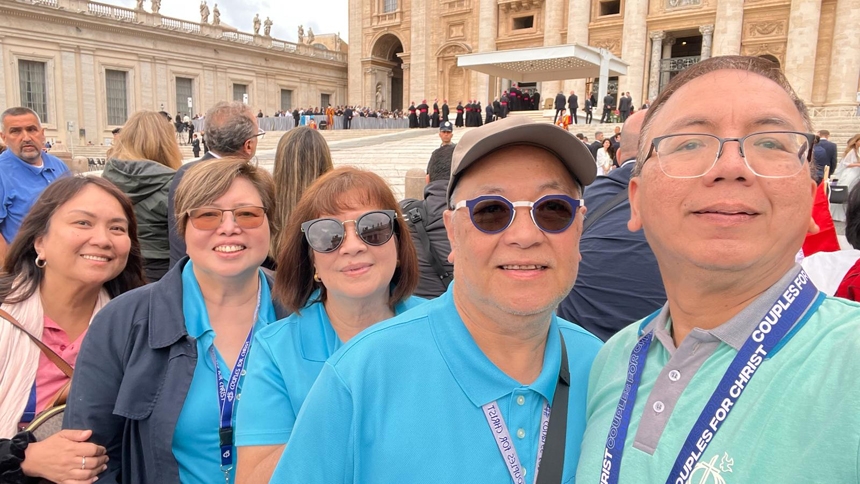 Diocese of Raleigh 'Couples for Christ' attend Pope Leo's first general audience