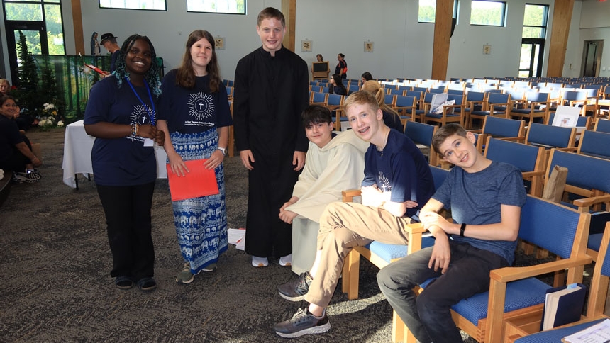 Children investigate the Eucharist at Mother Teresa Parish Detective School