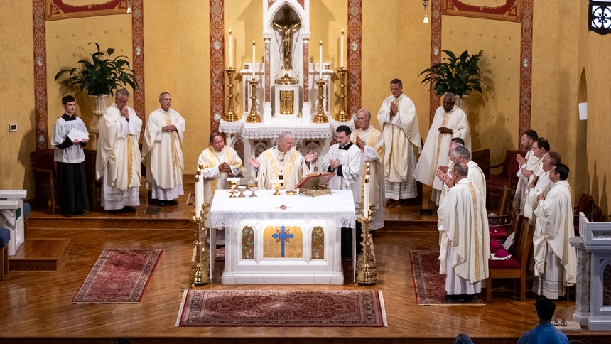 Atlanta Province bishops meet in Charlotte (Photo by Troy C. Hull, Catholic News Herald)