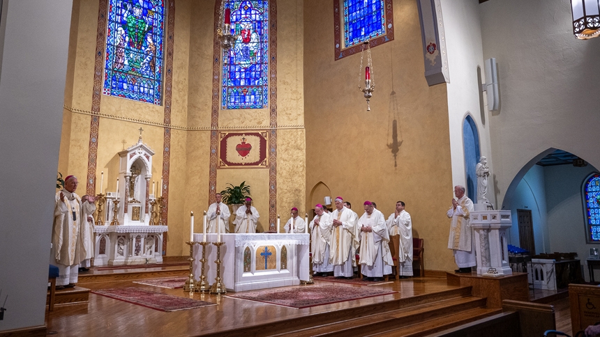 Atlanta Province bishops meet in Charlotte (Photo by Troy C. Hull, Catholic News Herald)
