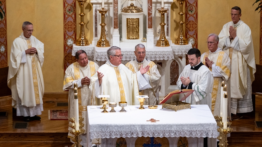 Atlanta Province bishops meet in Charlotte (Photo by Troy C. Hull, Catholic News Herald)