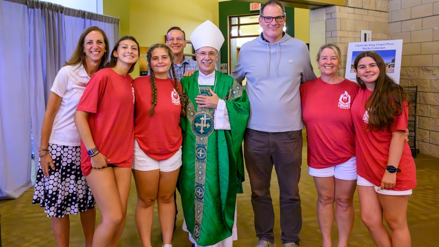 ‘More than an event … a spark’ Bishop Luis urges youth at conference to embrace prayer and Jesus