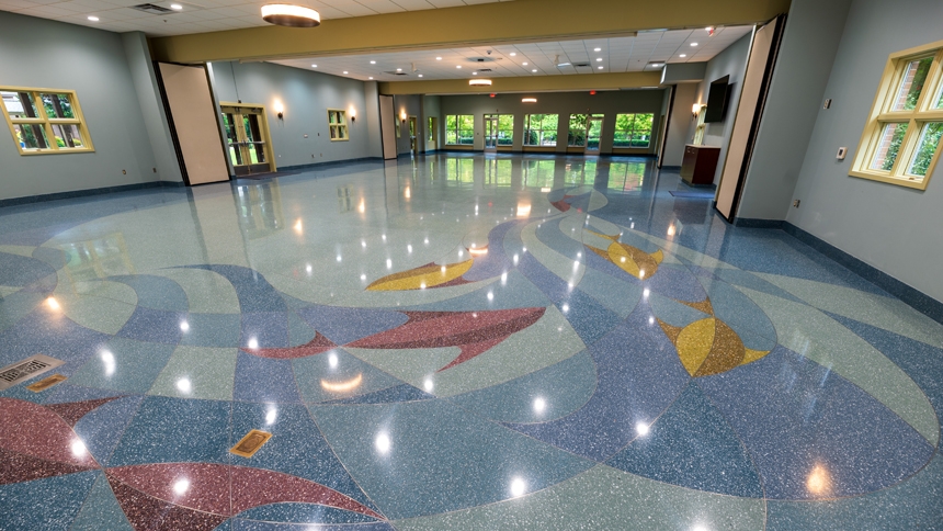 Parish hall renovation highlights faith, art, community