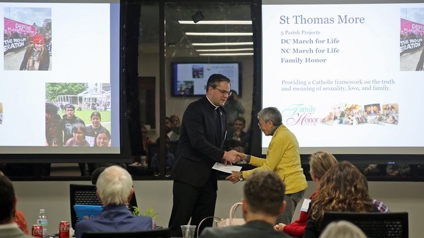 Human Life and Dignity grant recipients honored