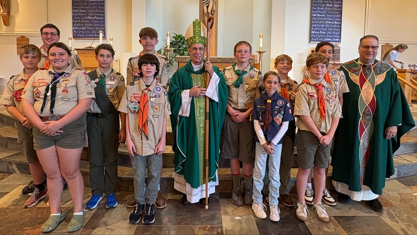 Catholic Scouts celebrate annual Mass of Thanksgiving in Apex