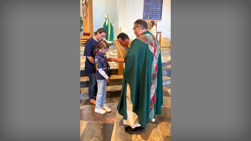 Catholic Scouts celebrate annual Mass of Thanksgiving in Apex