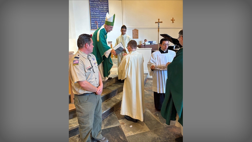 Catholic Scouts celebrate annual Mass of Thanksgiving in Apex