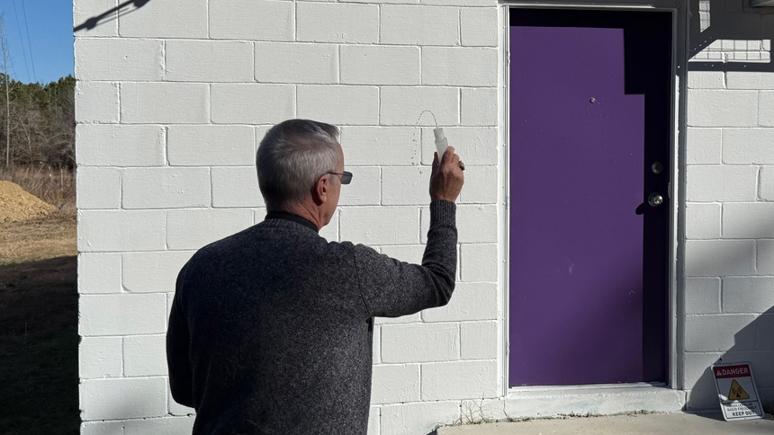 The blessing of 1240 AM, led by Our Lady of Guadalupe