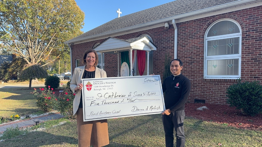 Diocese of Raleigh awards $46,600 in parish grants for 2025