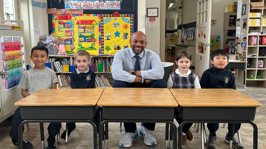 Spoon is on a roll: New diocesan principal has role he once dreamed about