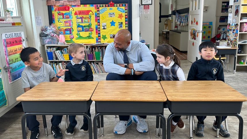 Spoon is on a roll: New diocesan principal has role he once dreamed about