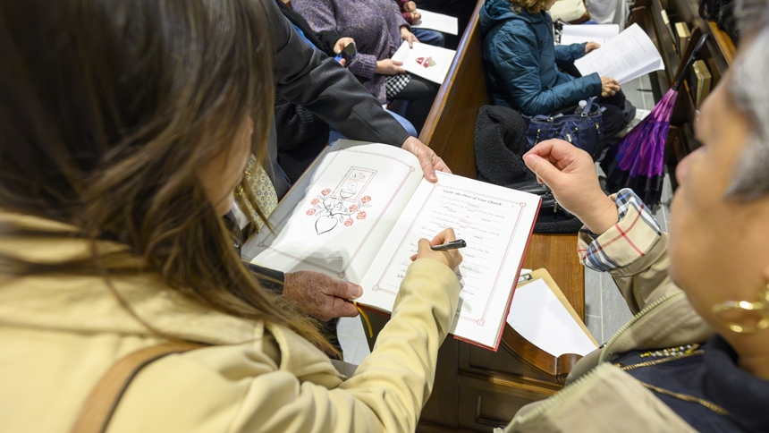 Cathedral hosts Rite of Election