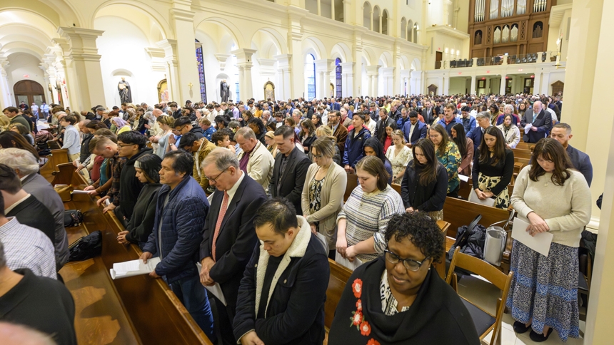 Cathedral hosts Rite of Election