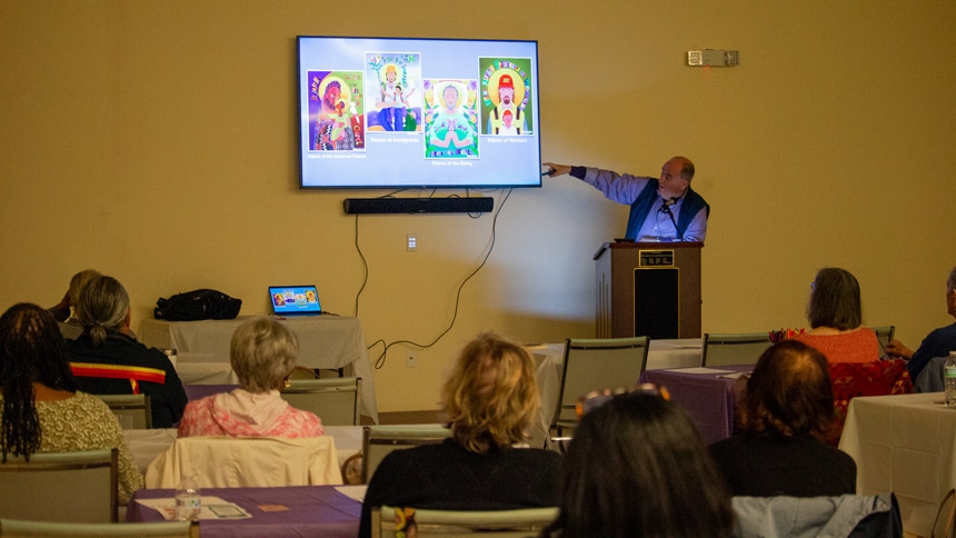 ‘Loving our neighbors’: Brother Mickey McGrath leads Lenten art retreat 