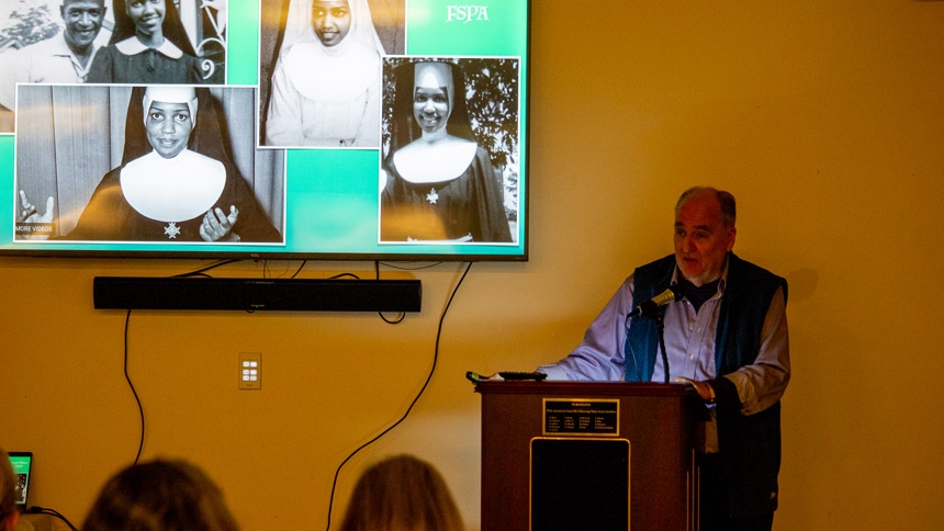 ‘Loving our neighbors’: Brother Mickey McGrath leads Lenten art retreat 