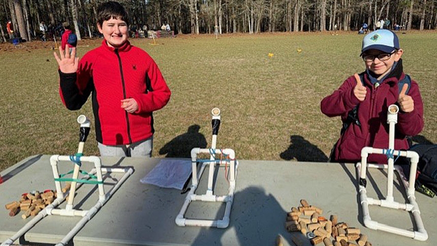 Catholic Scouts gather for camporee