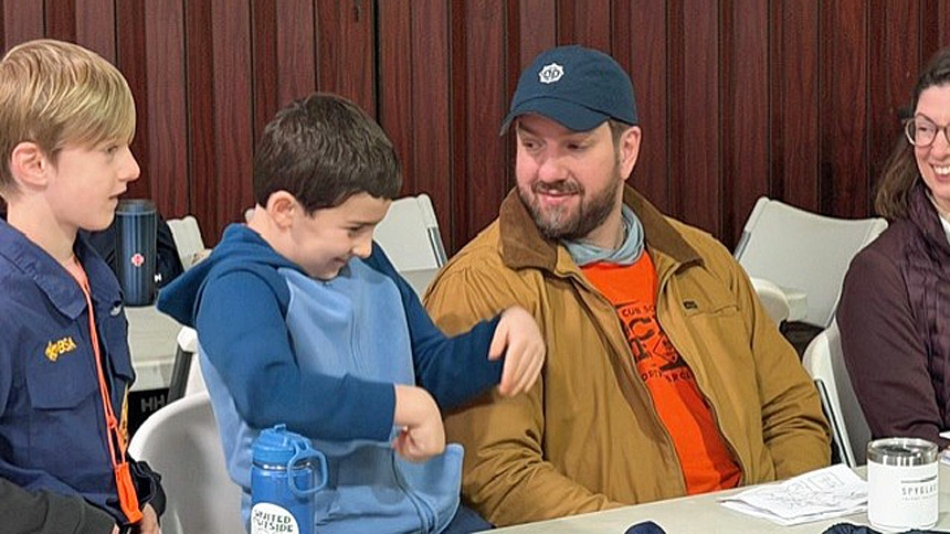 Catholic Scouts gather for camporee