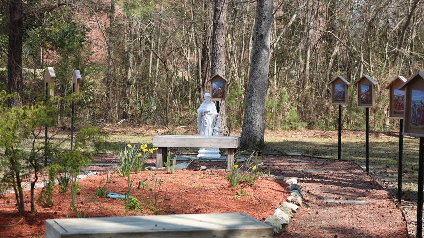 New pilgrimage site is blessed near the coast
