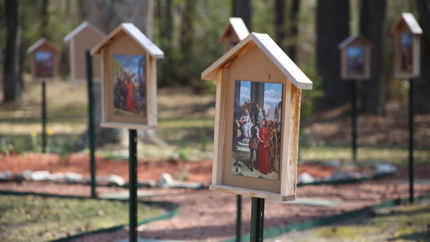New pilgrimage site is blessed near the coast
